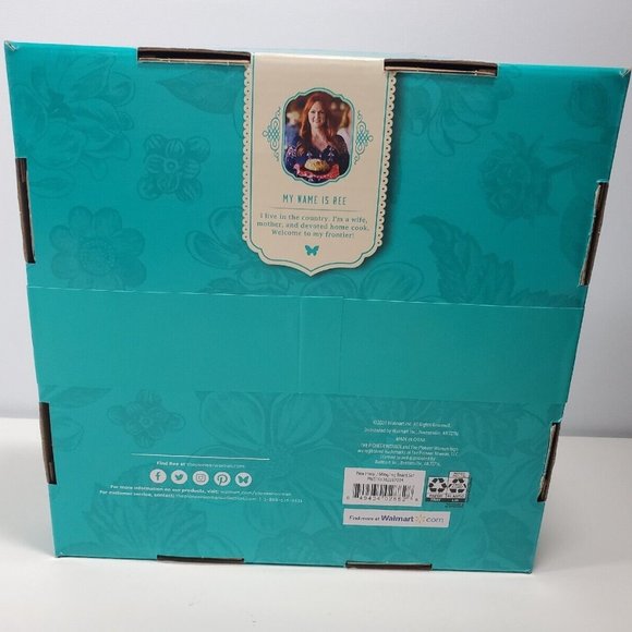 PIONEER WOMAN MINGLING BOARD SET 4 PIECES FLORAL BRAND NEW NIB - Picture 4 of 9